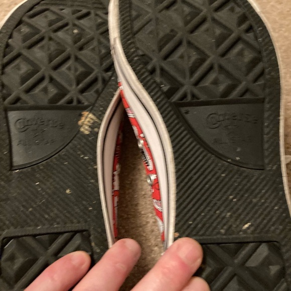 Converse Red Hello Kitty High-Tops - Picture 5 of 6